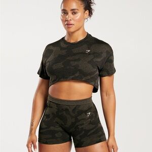 Gymshark Black Camo Tee